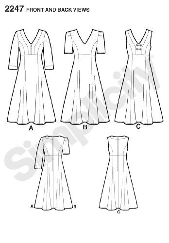 سيمبليسيتي مجموعة Simplicity Amazing Fit Collection من فساتين الصيف النسائية بنمط الخياطة بمقاسات 20W-28W - Image 4